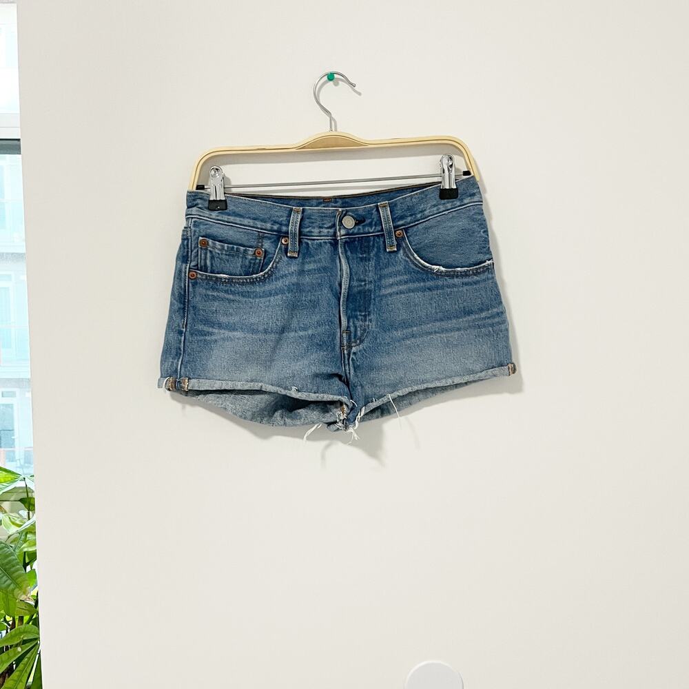Levi's Blue Denim Jean Shorts